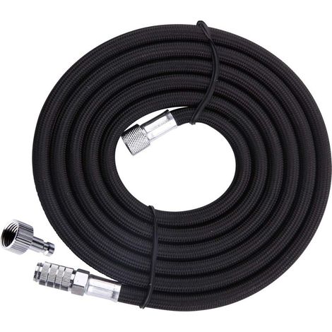 Tuyau aérographe 3 mètres BD-30 avec raccords 1/8 Standard aux Deux extrémités avec déconnecteur Rapide (1/5)