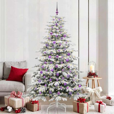 Árbol de Navidad artificial con ramas articuladas 210 cm (1/5)