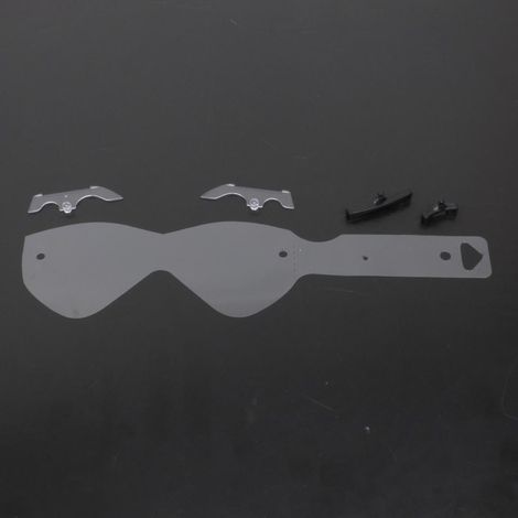 Abreißbare farblose Maske für Brille und Helm Cross Smith Warp