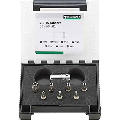 Stahlwille 1204/8N 5 STERN BITS-SET 96081113 Kit inserti