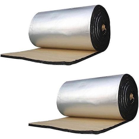 2 panneaux isolants phoniques 50 x 200 cm pour voiture, protection thermique et acoustique, accessoires auto (1/5)