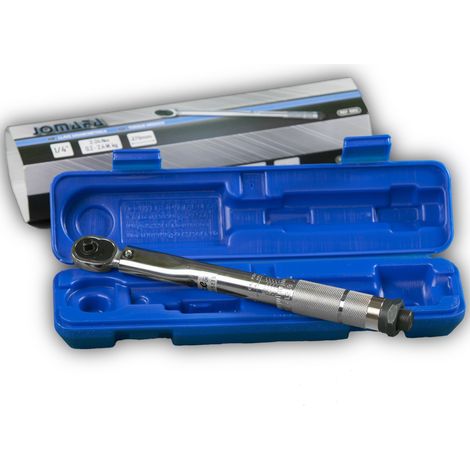 JOMAFA - LLAVE DINAMOMETRICA 1/4" TORQUE: 2-24 Nm CON CERTIFICADO DE CALIBRACION, acero cromo-vanadio