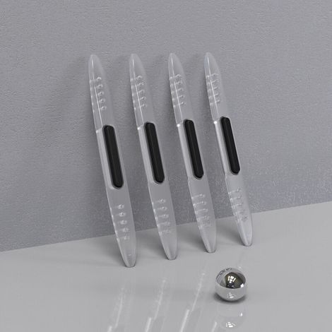 Bandes de protection pour portières de voiture, lot de 4, matériau antistatique, protection pour pare-chocs de voiture (transparent) (1/5)
