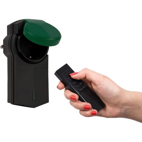 Conjunto de interruptores inalámbricos IP44 1 + 1 SW-Green