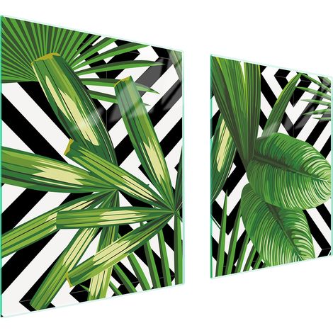 GLASSCHUTZPLATTE FÜR HERD 85x52 BLÄTTER (1/5)