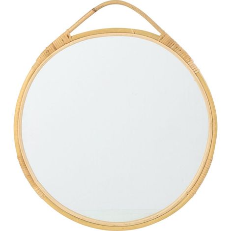 Miroir Mural en Rotin "Jordan" 44cm Naturel (1/4)