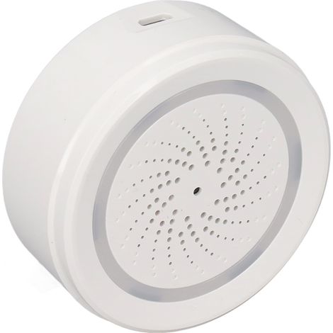 Alarme sonore et lumineuse intelligente multifonctionnelle 90 dB avec détecteur de sirène sonore et lumineuse sans fil USB WiFi USB pour la sécurité de la maison (1/5)