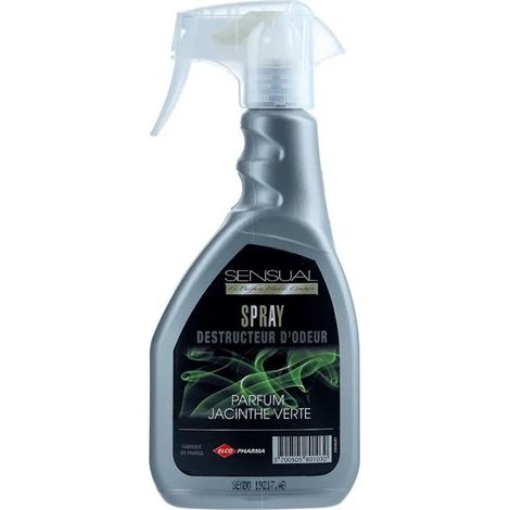SENSUAL - Spray destructeur d'odeur - Parfum jacinthe verte - 500 ml