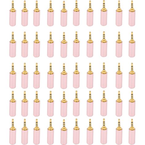 50 prises jack stéréo 2,5mm 4 pôles pour réparation de câble audio connecteur casque (1/5)