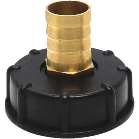 Mamelon Raccord Rapide Pour Cuve 1000 L, Multitanks Raccord, Laiton Connecteur De Tuyau, Adaptateur De Réservoir IBC (20mm) (1/5)