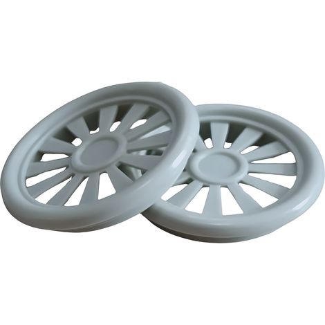 Grille d'aération pour meuble, diamètre 40, gris soleil, lot de 10 (1/5)