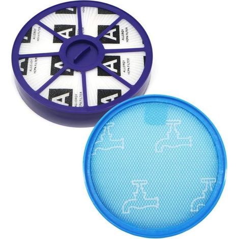 Pièces de Rechange sous Vide Kit de Filtre HEPA Avant Le Dos adapté à Dyson DC19 DC20 DC21 DC29 PREPoteau, HautFiltres de Moteur inférieur Remplacement de l'aspirateur Accessoires d'aspirateur (1/5)