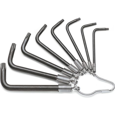 Beta SERIE CHIAVI MASCHIO PIEGATE IMPRONTA TORX 8 PZ. Art. 97TX/ST8   T9÷T40