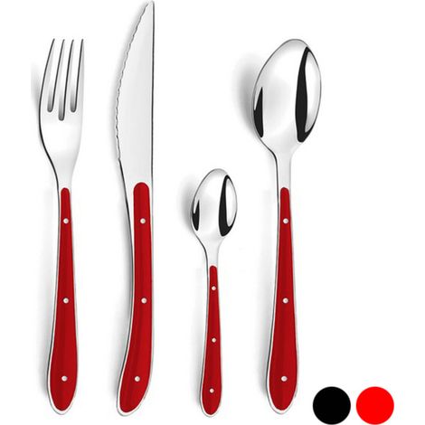 Servizio di Posate Amefa Bistro Metallo Bicolore 24 Pezzi (1/4)