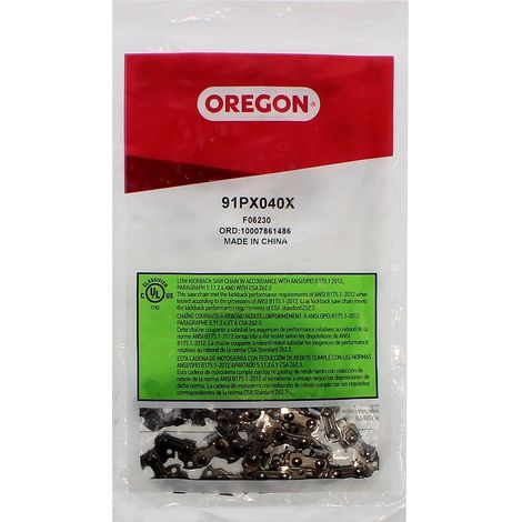 Chaîne OREGON 40 maillons 10 pouces – Pas 3/8' – Épaisseur 1.3 mm – Pour bois dur et teck – Gt Elec (1/2)