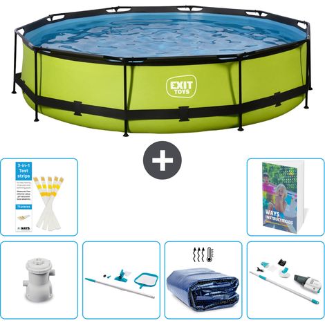 Exit Pool Rund - 360x76 cm - 7-teilig S323