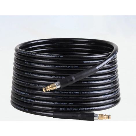 Tuyau de nettoyeur haute pression à extrémité rapide 20 m pour nettoyeur haute pression K2 K3 K4, tuyau de nettoyage de tuyaux, accessoires pour nettoyeur haute pression Karcher, tuyau d'arrosage