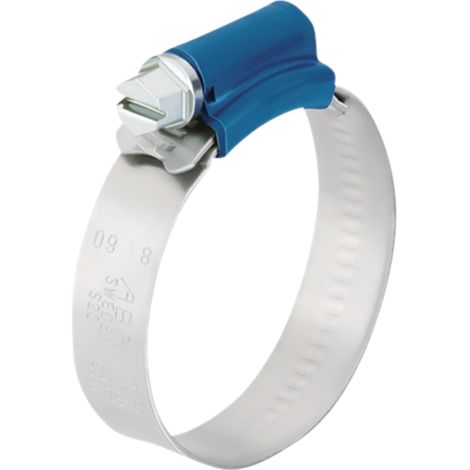 Abrazadera de tornillo sin fin de acero DIN3017, diámetro 226 mm-256 mm x1 unidad.