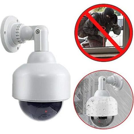 Dummy Camera with Speed Dome Lens with Flashing Light, Waterproof for Indoor and Outdoor, Premium Quality