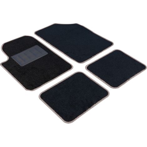 Set tappetini auto essential bordo grigio.