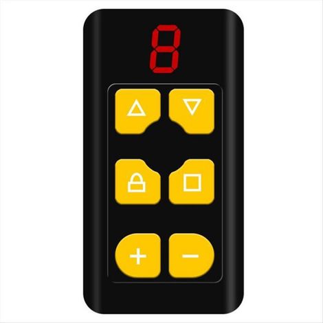 Télécommande Multifréquence - 8 Canaux - Compatible Portail Porte Garage Volet Roulant - Fréquence 315 à 868 MHz - 1 Pièce (1/5)