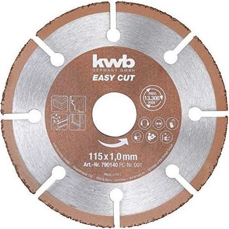 DISCO DIAMANTATO MULTIFUNZIONE EASY CUT DIAM. 115 MM