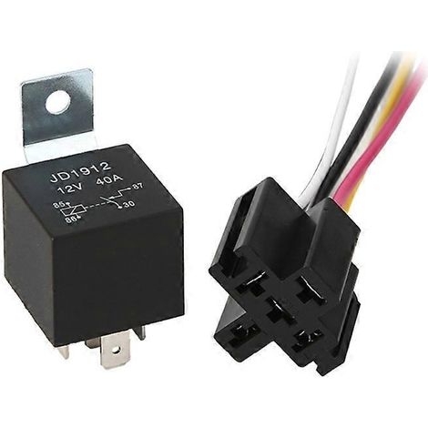 Relais clignotant LED réglable avec douille 4 broches ou 5 broches pour clignotant de voiture - 12 V - 4 broches (1/5)