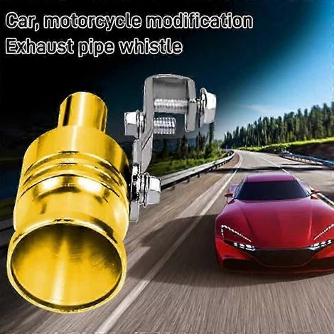 Amplificateur de son d'échappement universel à sifflet turbo, compatible avec les échappements de voitures et de motos