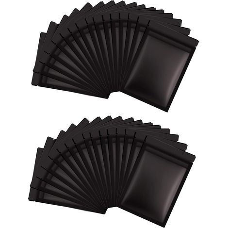 100 Pièces Sacs Jetables pour Serviettes Hygiéniques, Distributeur de Sachets Refermables, Sachets Hygiéniques Féminins Noirs Opaques pour Tampons, Serviettes Hygiéniques, Doublures Hygiéniques