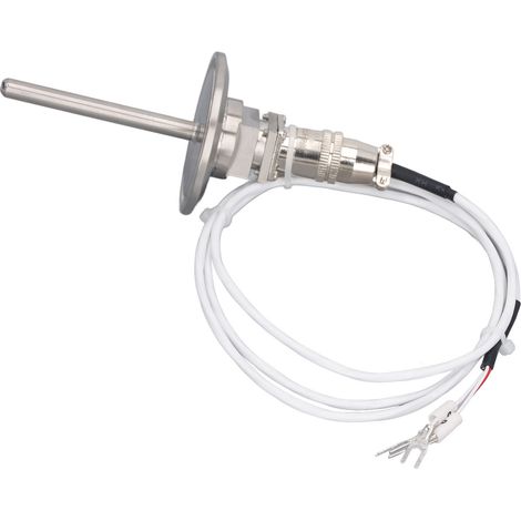 Sonde de température étanche en acier inoxydable à connexion rapide PT100, connecteur rapide 6 mm de diamètre x 60 mm de longueur, fiche aviation, câble en fer galvanisé de 1 m avec connecteur détacha (1/5)