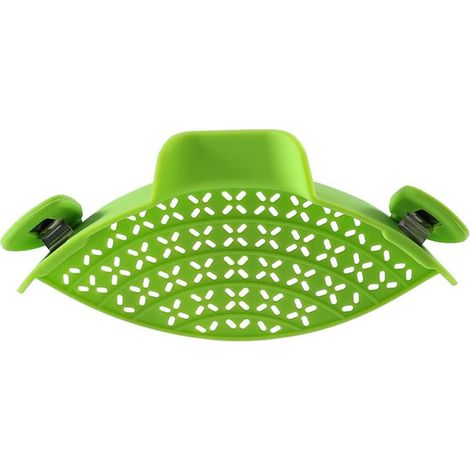 Passoire à pâtes en silicone résistant à la chaleur, à accrocher sur les casseroles, outil de cuisine (1/5)