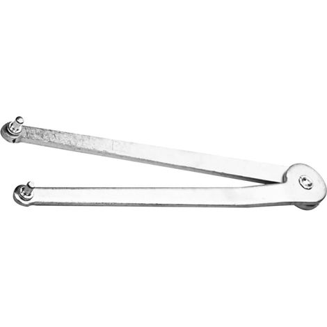 Clé à Molette Réglable Outil de Démontage Précis et Pratique pour Meuleuse D'angle pour Acier Argenté Professionnels (1/5)