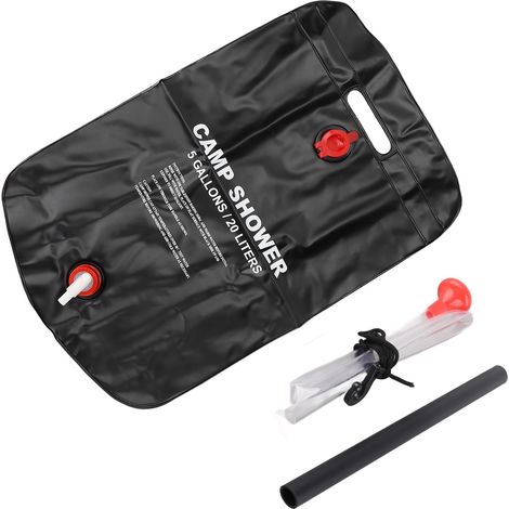 Sac de douche solaire de camping portable en PVC pour l'escalade et l'été (1/5)