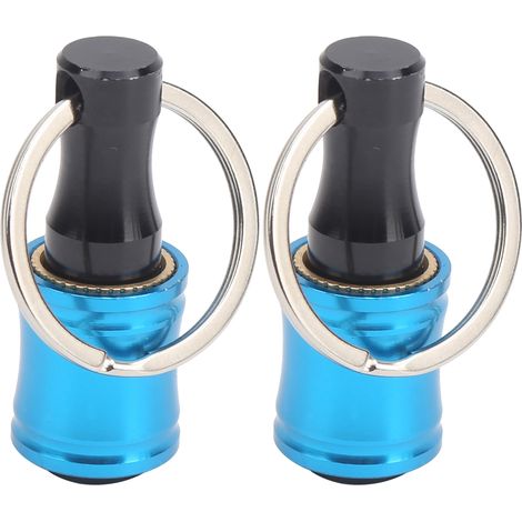 Porte-Embouts Tournevis - Barre Extension Déverrouillage Rapide - Alliage Aluminium Bleu - Pour Perceuse Et Visseuse - Lot De 2 (1/5)