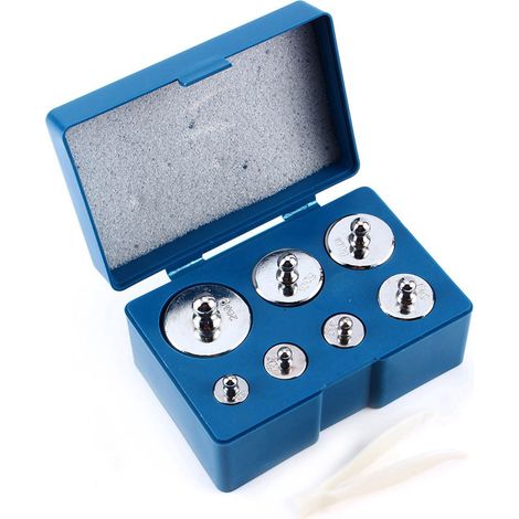 5/6/7-teiliges Kalibriergewicht-Set für Schmuck, 105 g/205 g/500 g Gesamtgewicht (1/5)