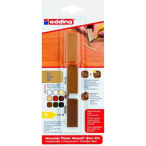 Edding 8902 kit de ceras para reparación de roble parquet