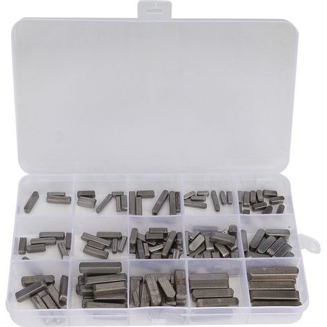 140PCS Clavette Parallèle Professionnelle à Bout Rond pour Arbre de Transmission (1/5)