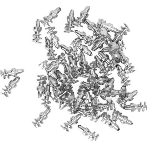 50 Stück rutschfeste Gewindebolzen für Reifen aus Wolframstahl und Aluminium, Reifenbolzenschrauben für automatische LKW-Gabelstapler (1/5)