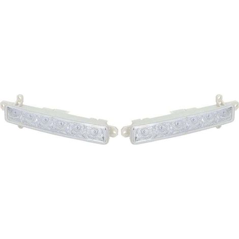 9802795580 2 Pièces Feux Diurnes de Voiture 5520280 6 LED Lumière Lumineuse Remplacement Résistant à la Chaleur pour Peugeot 301 308S 408