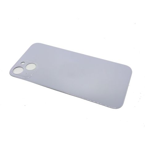Tapa trasera para Apple iPhone 14 Plus A2886 A2632 con agujero grande, color morado. (1/2)