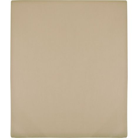 vidaXL Lenzuolo con Angoli Jersey Tortora 90x200 cm Cotone