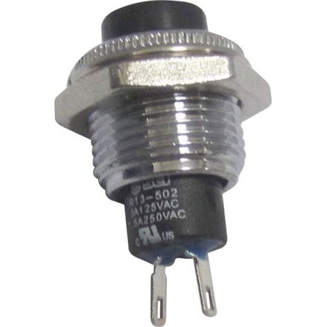 TRU COMPONENTS 1587734 TC-R13-502MA-05BK Drucktaster 250 V/AC 1.5 A 1 x Aus/(Ein) tastend 1 St. (1/2)