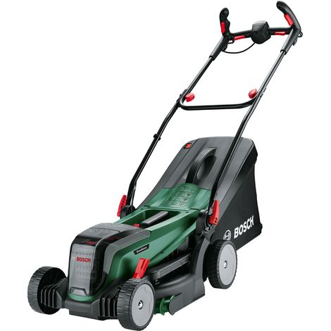 Bosch Akku Rasenmäher UniversalRotak 2x18V-37-550 (ohne Akku, 18 Volt System, Schnittbreite: 37 cm, bis zu 500 m2 Rasenfläche)