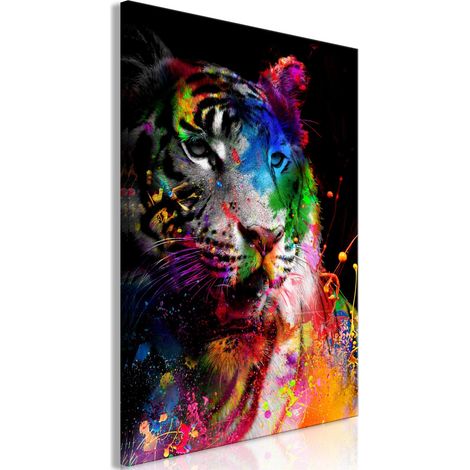 Tableau Tigre du Bengale Vertical - 60 x 90 cm (1/3)
