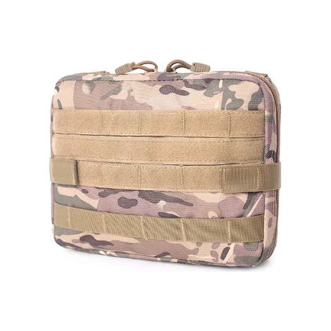 camouflage CP Trousse médicale tactique d'extérieur, kit de survie multifonctionnel, trousse de premiers secours, sac de rangement pour outils d'extérieur pour passionnés de matériel militaire (1/5)
