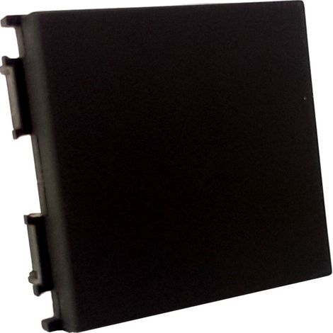 Schwarze 2M Modulabdeckung für Elektrokasten (1/2)