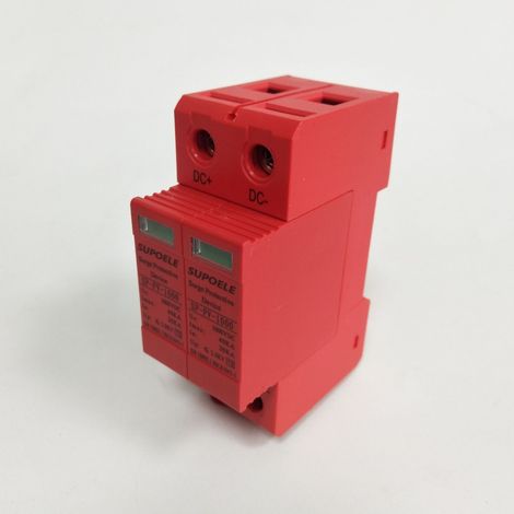 Parafoudre photovoltaïque triphasé 40 kA, disjoncteur de protection contre la foudre 1 000 V CC, parafoudre (1/3)