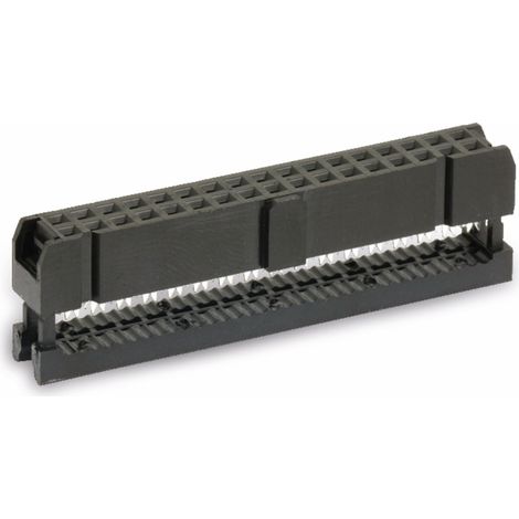 ECON CONNECT Connecteur femelle pour câble plat, pas 2,54 mm, 34 broches