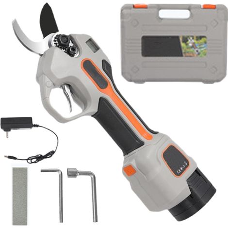 Sécateur électrique 350 W sans fil – Moteur Brushless – Diamètre de coupe 0-30 mm – Lames en acier SK5 – Interrupteur de sécurité