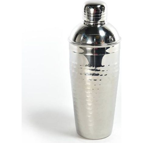Shaker in acciaio inox martellato per cocktail 750 ml (1/3)